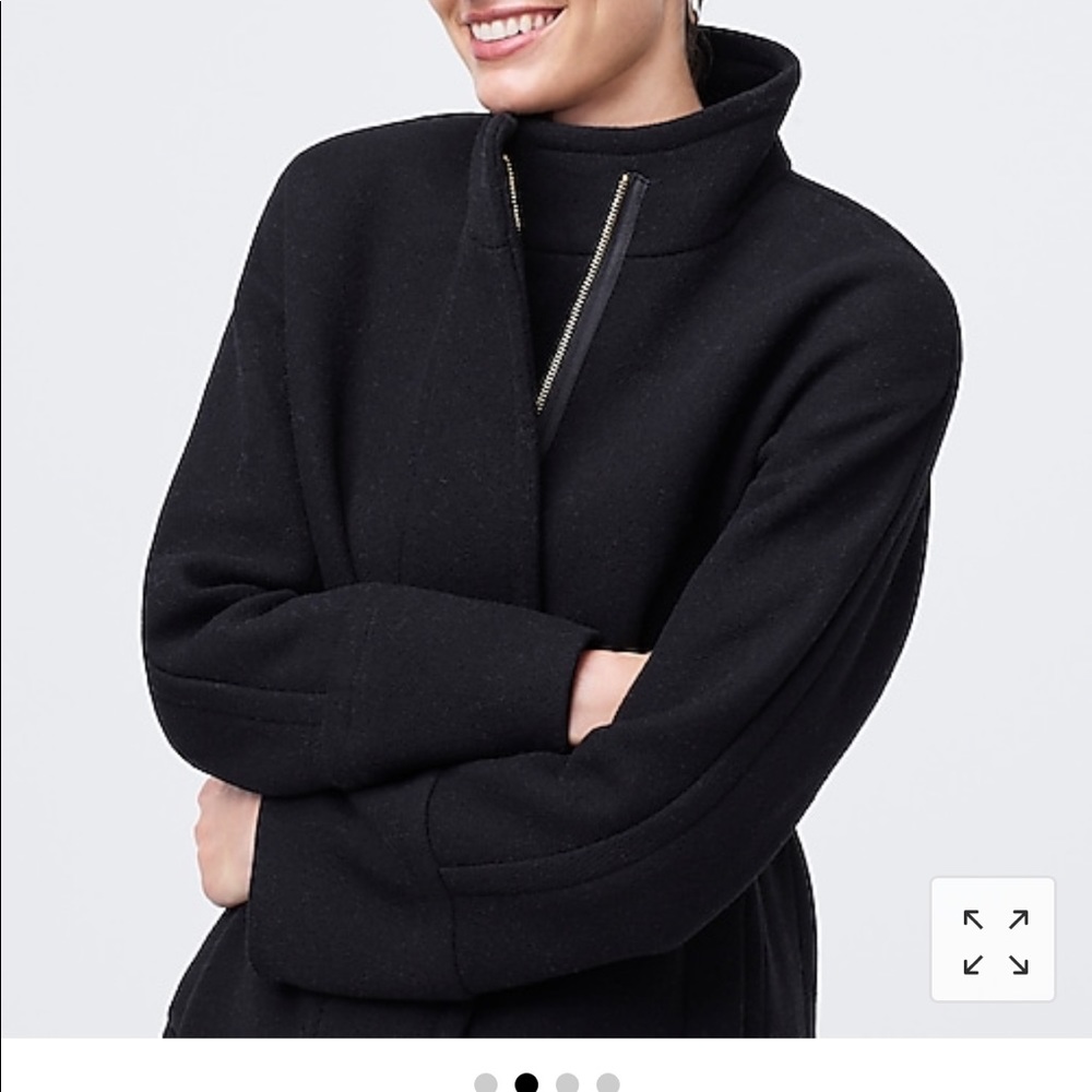 J crew new city wool coat